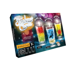 Набор для изготовления свечей Danko Toys Гелевая Свеча 3-в-1 своими руками, 7+ лет