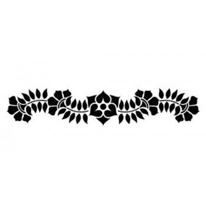 Трафарет пластиковый Невская палитра Сонет 10 х 25 см, Бордюр цветочный мотив Трафарет пластиковый Невская палитра Сонет 10 х 25 см, Бордюр цветочный мотив