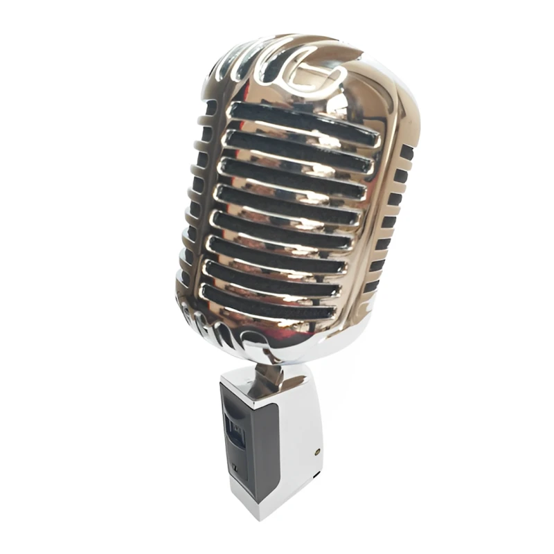 Микрофон Shure MS-007 Retro, 17.4x5.5 см, серебристый