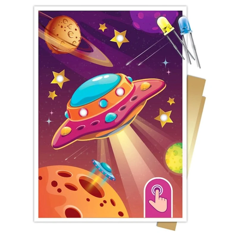 Набор для опытов Десятое Королевство Звездная история Летающая тарелка 03748 5391123 Набор для опытов Десятое Королевство Звездная история Летающая тарелка 03748 5391123