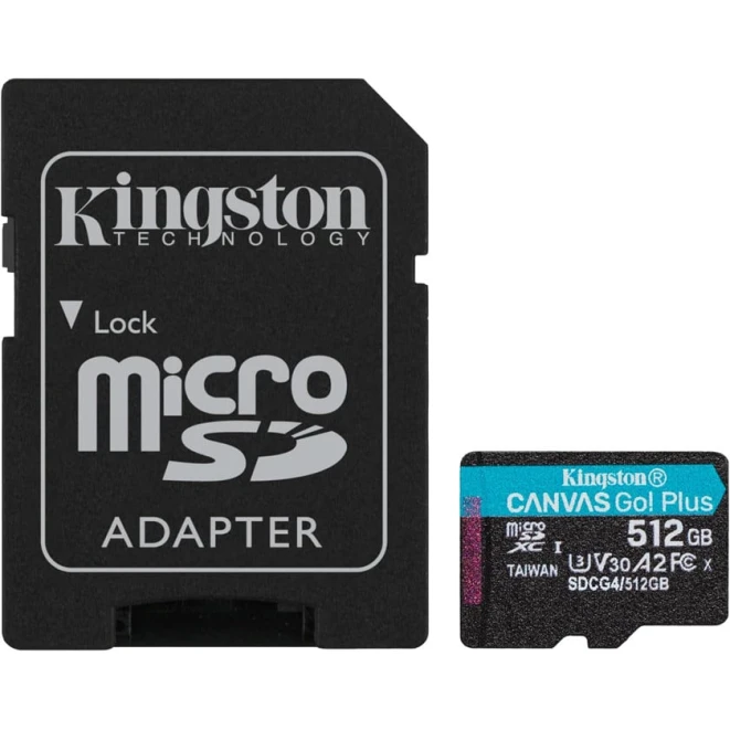 Карта памяти Kingston Canvas Go Plus 512 ГБ microSD Go Plus 512 ГБ Карта памяти Kingston Canvas Go Plus 512 ГБ microSD Go Plus 512 ГБ