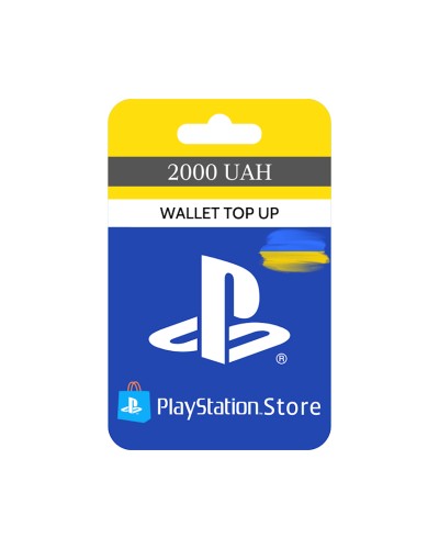 Sony PlayStation pul kisəsi dolumu 2000 UAH (PSN Ukrayna, PS4/PS5)