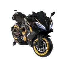 Uşaq elektrik motosikli SMR659, 2 motor, qara - smr659