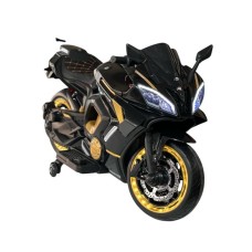 Uşaq elektrik motosikli SMR659, 2 motor, qara - smr659