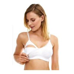 Бюстгальтер для беременных и кормящих мам Form Angel FA-7002, белый, размер 80