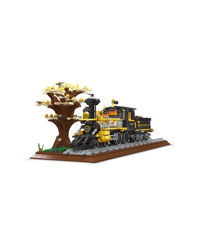Konstruktor Jie Star Genoa Locomotive Railway Building Blocks Toy Set 59010, 950 hissə