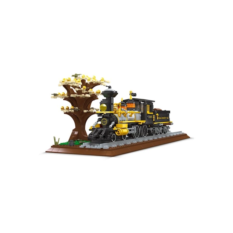 Конструктор Jie Star Genoa Locomotive Railway Building Blocks Toy Set 59010, 950 деталей Конструктор Jie Star Genoa Locomotive Railway Building Blocks Toy Set 59010, 950 деталей
