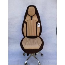 Oturacaq üçün çexol komurlu, bej/coffe - avto826