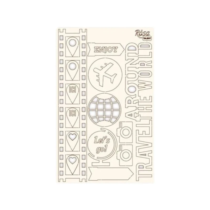 Чипборд для скрапбукинга Rosa Talent Make Your Journey 1 Чипборд для скрапбукинга Rosa Talent Make Your Journey 1