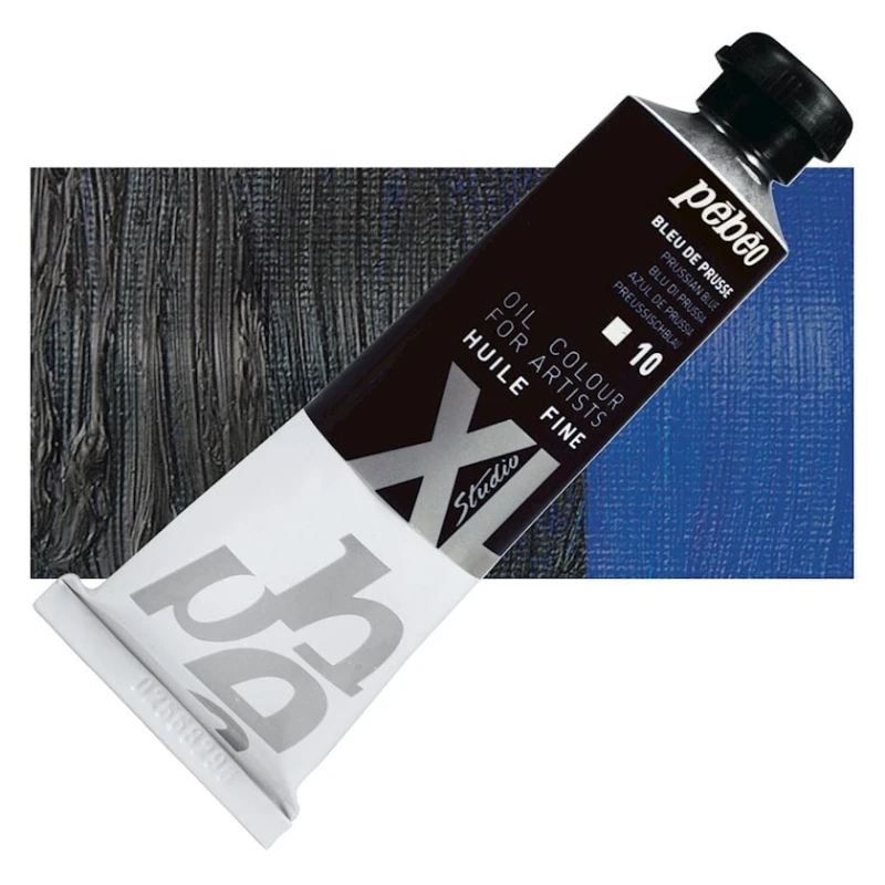 Масляная краска Pebeo Huile Fine XL Prussian Blue, пруссийский синий, 37 мл Масляная краска Pebeo Huile Fine XL Prussian Blue, пруссийский синий, 37 мл
