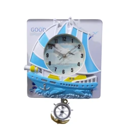 Детские настенные часы SS-053, голубые Детские настенные часы SS-053, голубые