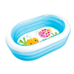 Детский бассейн Intex, надувной, пирамида, размер 163x107x46 см, объем 238 л