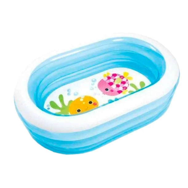 Детский бассейн Intex, надувной, пирамида, размер 163x107x46 см, объем 238 л