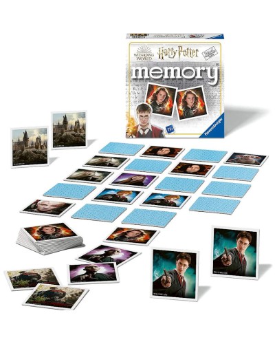 Başsındıran ilə pazllar dəsti Ravensburger Memory + Puzzle Harry Potter, 25/36/49 hissə