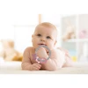 Прорезыватель Babyjem, силикон, серый/розовый