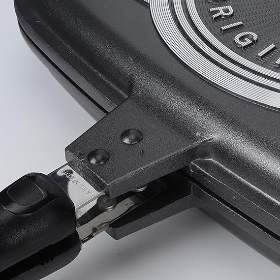 İkitərəfli tava Dessini Dp-32001RAX, alüminium, qara, 32 sm