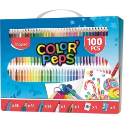 Набор для рисования Maped Color'Peps Kit 100 (907003), 100 предметов Набор для рисования Maped Color'Peps Kit 100 (907003), 100 предметов