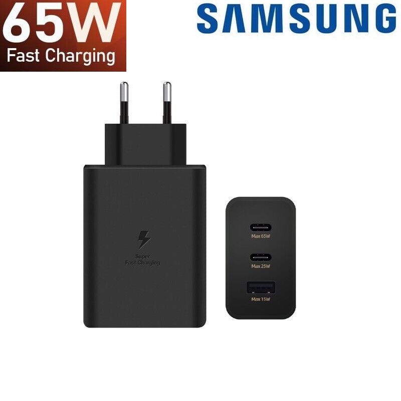 Зарядное устройство Samsung 65W , черное Зарядное устройство Samsung 65W , черное