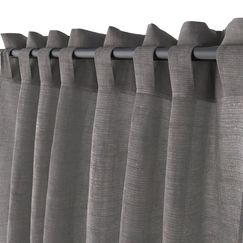 Занавес JYSK Unnen 1x140x300 см, серый Занавес JYSK Unnen 1x140x300 см, серый