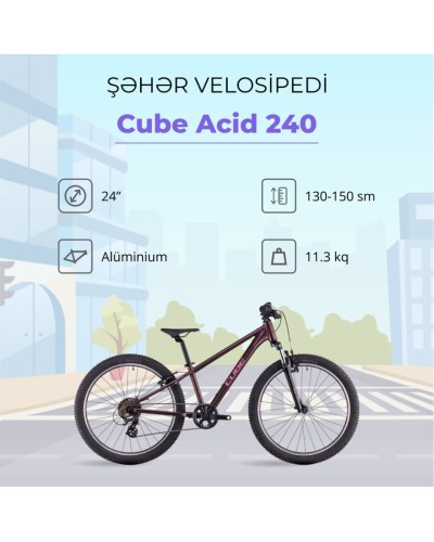 Velosiped Cube Acid 240, 24