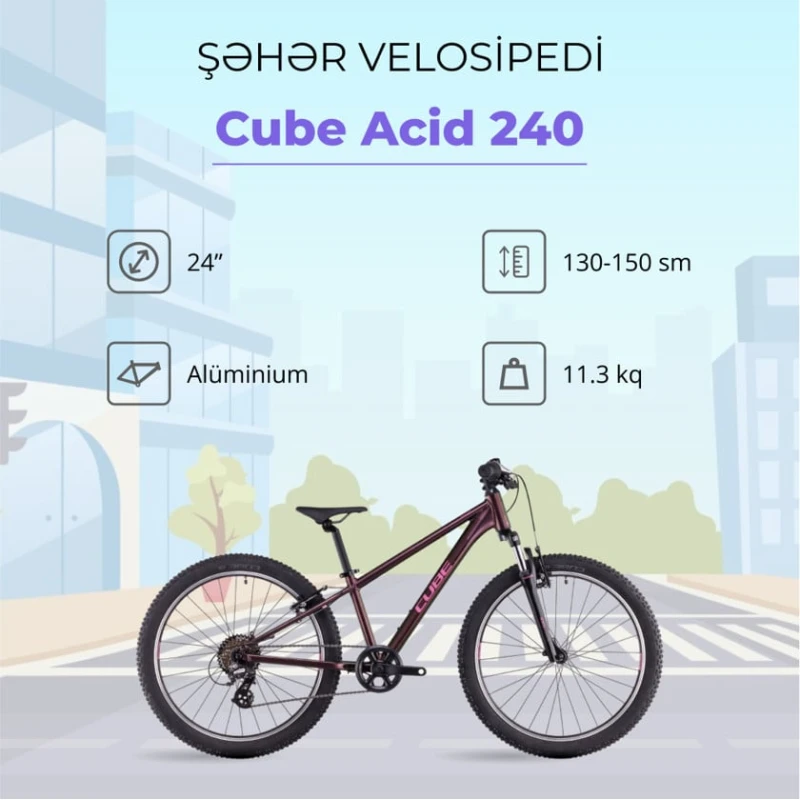 Velosiped Cube Acid 240, 24