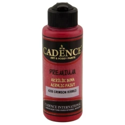 Акриловая краска Cadence Premium Acrylic Paint 4350 Crimson Red, 120 мл