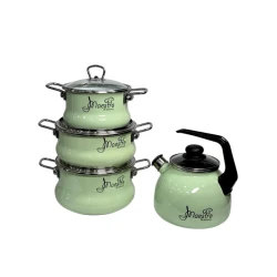 Qab-qacaq dəsti Vitross 8SO165S_maestro, mina, yaşıl, 4 əd