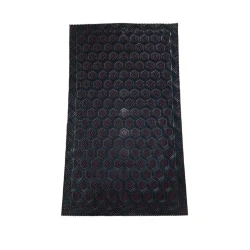 Коврик для ванной 0012, 50×80 см, резина, черный