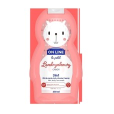 Çimmək üçün şampun-gel On Line Le Petit 3-1-də Candy 350 ml