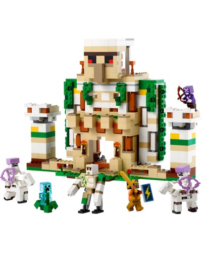 Konstruktor LEGO Minecraft The Iron Golem Fortness 21250, 9+ yaş, 868 əd