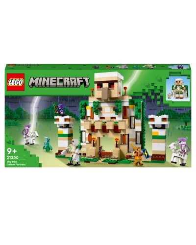 Konstruktor LEGO Minecraft The Iron Golem Fortness 21250, 9+ yaş, 868 əd