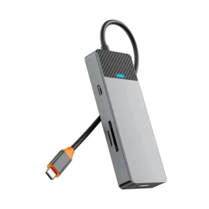 USB хаб Wiwu Linker A721HD 7-in-1 USB-C Grey USB хаб Wiwu Linker A721HD 7-in-1 USB-C Grey