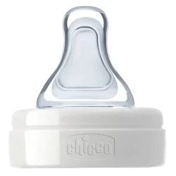 Насадка соски для бутылочек Chicco Physio, силикон, 0 м+, 2 шт