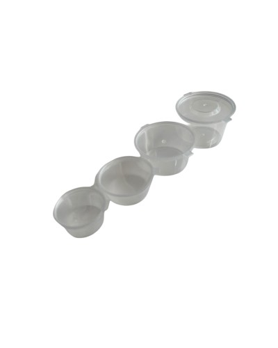 Souslar üçün birdəfəlik qab dəsti Loyal 7171035065, polietilen tereftalat, şəffaf, 7.1x4.5 sm, 80 ml, 1000 əd