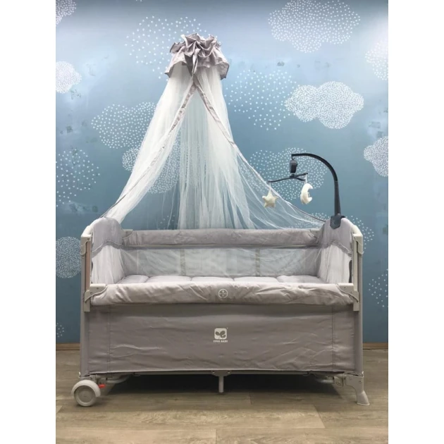 Детская кроватка Cool Baby AZR406, бежевая, 1+ лет Детская кроватка Cool Baby AZR406, бежевая, 1+ лет