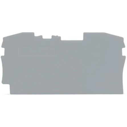 Концевая и промежуточная пластина WAGO 2006-1291, серая, 1 мм