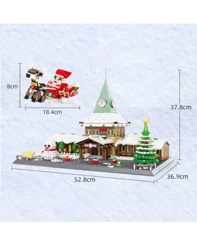 Konstruktor Wange Santa Claus Office Rovaniemi, 2180 element, 6+ yaş