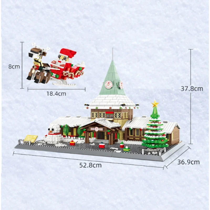 Конструктор Wange Santa Claus Office Rovaniemi, 2180 элементов, 6+ лет Конструктор Wange Santa Claus Office Rovaniemi, 2180 элементов, 6+ лет