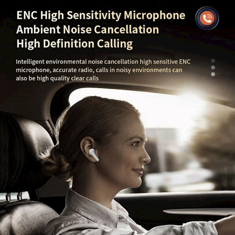 Simsiz qulaqlıqlar YX08 TWS White