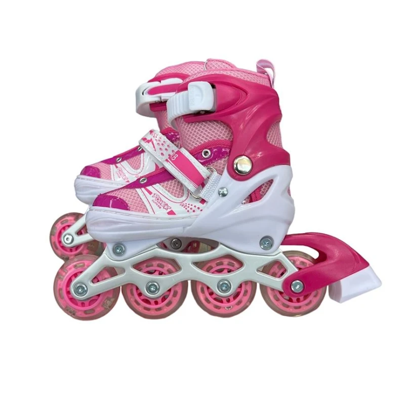 Роликовые коньки 600003SLK, размер 30-34, розовый