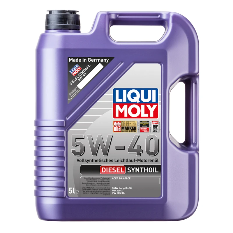 Моторное масло Liqu Moly Diesel Synthoil 5W-40 5 л