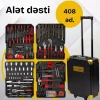 Набор инструментов с чемоданом на колесиках, 408 предметов Набор инструментов с чемоданом на колесиках, 408 предметов