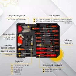 Набор инструментов с чемоданом на колесиках, 408 предметов Набор инструментов с чемоданом на колесиках, 408 предметов