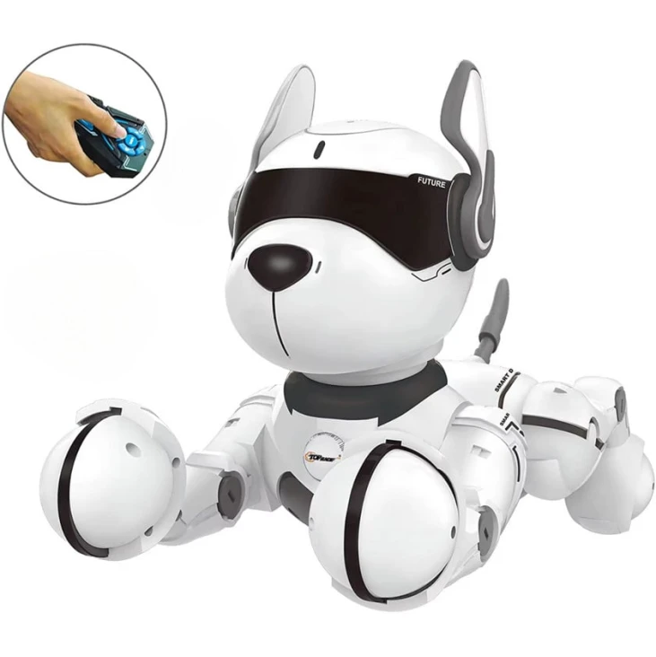 Радиоуправляемый робот собака Smart M6674, с пультом, белый, от 3 лет