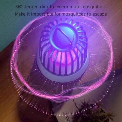 Ультрафиолетовая лампа от насекомых 986, черная Ультрафиолетовая лампа от насекомых 986, черная