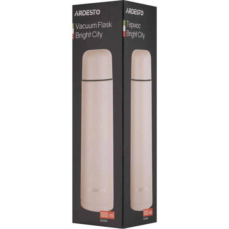Термос Ardesto Bright City AR2610BG Beige 1000 мл Термос Ardesto Bright City AR2610BG Beige 1000 мл