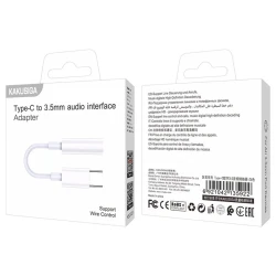 Ötürücü Kakusiga KSC-903 3.5mm to Type-C White