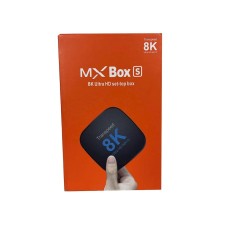 TV qoşma MX Box S 8K Android TV Smart Wireless Global WiFi Streaming Media Player