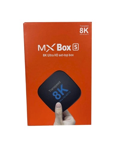 TV qoşma MX Box S 8K Android TV Smart Wireless Global WiFi Streaming Media Player