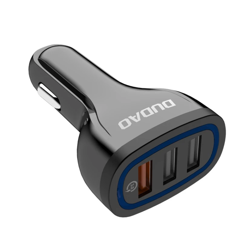 Автомобильное зарядное устройство DUDAO Car Charger QC3.0 3xUSB 18W Black Автомобильное зарядное устройство DUDAO Car Charger QC3.0 3xUSB 18W Black